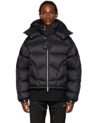 Heliot Emil Black Quilted Down Jacket