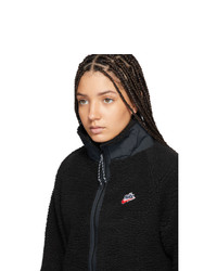 Nike Black Sherpa Fleece Jacket