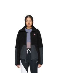 Nike Black Sherpa Fleece Jacket