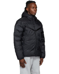 Nike Black Sportswear Therma Fit Hooded Jacket