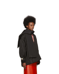 Gucci Black Taffeta Oversized Jacket
