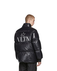 Valentino Black Vltn Star Down Jacket