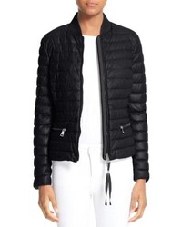 Moncler Buglosse Quilted Leather Down Jacket