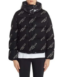 Moncler Caille Logo Jacquard Quilted Jacket