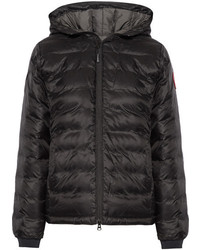 Canada Goose Camp Hooded Quilted Shell Down Jacket Black