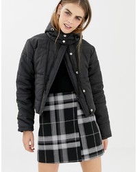 Daisy Street Cropped Padded Jacket With Hood