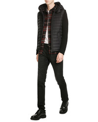 Duvetica Down Jacket With Knit Sleeves