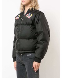 Off-White Embroidered Puffer Jacket