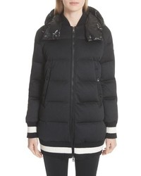 Moncler Harfang Quilted Down Bomber Coat