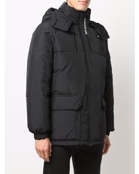 Calvin Klein Jeans Hooded Flap Pockets Padded Jacket