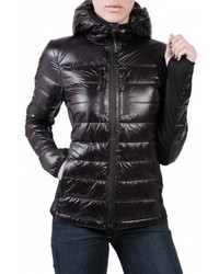 Canada Goose Hooded Puffer Jacket Black