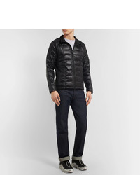 Canada Goose Hybridge Slim Fit Packable Quilted Shell And Stretch Jersey Down Jacket