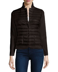 Moncler Knit Blazer With Puffer Front
