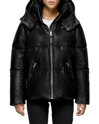 Mackage Leather Down Jacket