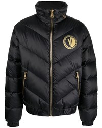 VERSACE JEANS COUTURE Logo Patch Padded Jacket