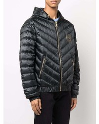 VERSACE JEANS COUTURE Logo Print Padded Jacket