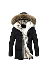 LJYH Long Thicken Warm Hooded Puffer Down Jacket Winter Coat