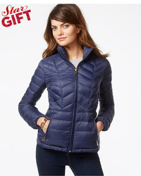 Michael michael kors outlet missy chevron puffer jacket