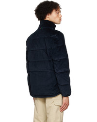 Ps By Paul Smith Navy Quilted Down Jacket