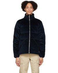 Ps By Paul Smith Navy Quilted Down Jacket