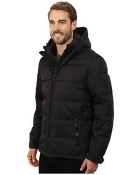 Perry Ellis Poly Zip Front Puffer