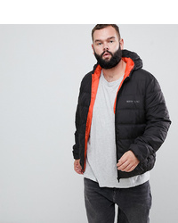 Sixth June Puffer Jacket With Hood In Black To Asos