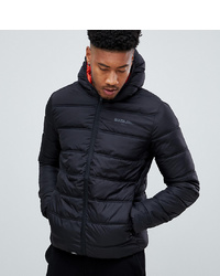 Sixth June Puffer Jacket With Hood In Black To Asos