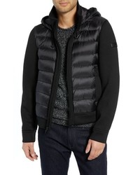 Tumi Quilted Down And Neoprene Hooded Jacket