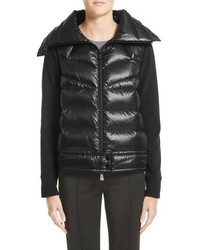 Moncler Quilted Down Front Cardigan