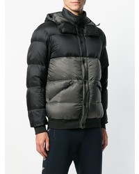 Emporio Armani Quilted Hooded Down Jacket