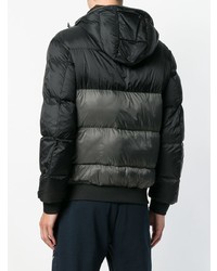 Emporio Armani Quilted Hooded Down Jacket