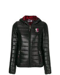 Plein Sport Quilted Hooded Jacket