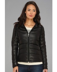 Calvin Klein Quilted Puffer Coat W Stretch Insets Cw312741