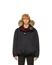 Woolrich Reversible Black Griffin Edition Down Atlantic Smock Jacket