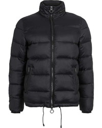 Topman Black Puffer Jacket