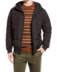 Scotch & Soda Water Repellent Quilted Hooded Jacket