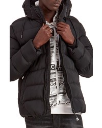 Point Zero Wide Quilted Hooded Puffer Jacket
