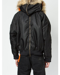 Y/Project Y Project Furry Collar Padded Jacket
