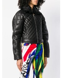 Versace Zipped Quilted Jacket