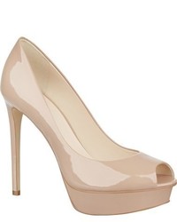 Nine West Edyln Platform Peep Toe Pump