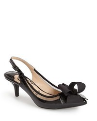 J. Renee Garbi Pointy Toe Bow Pump