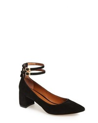 Linea Paolo Noel Pointy Toe Ankle Strap Pump