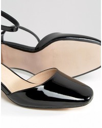 Asos Out Now Square Toe Heels