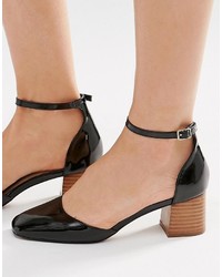 Asos Out Now Square Toe Heels