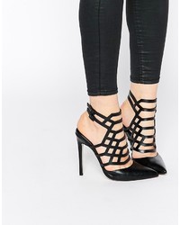 Asos Passenger Pointed Caged Heels