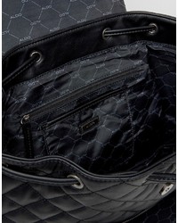 Aldo Quilted Backpack With Front Pocket