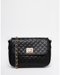 Asos Collection Quilted Lock Cross Body Bag
