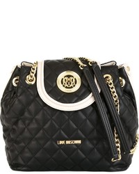 Love Moschino Contrast Trim Quilted Shoulder Bag