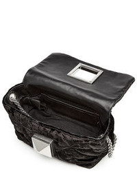 Sonia Rykiel Quilted Velvet Shoulder Bag
