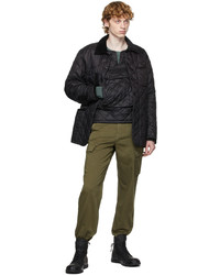 Barbour Black Engineered Garts Edition Quilted Staten Jacket